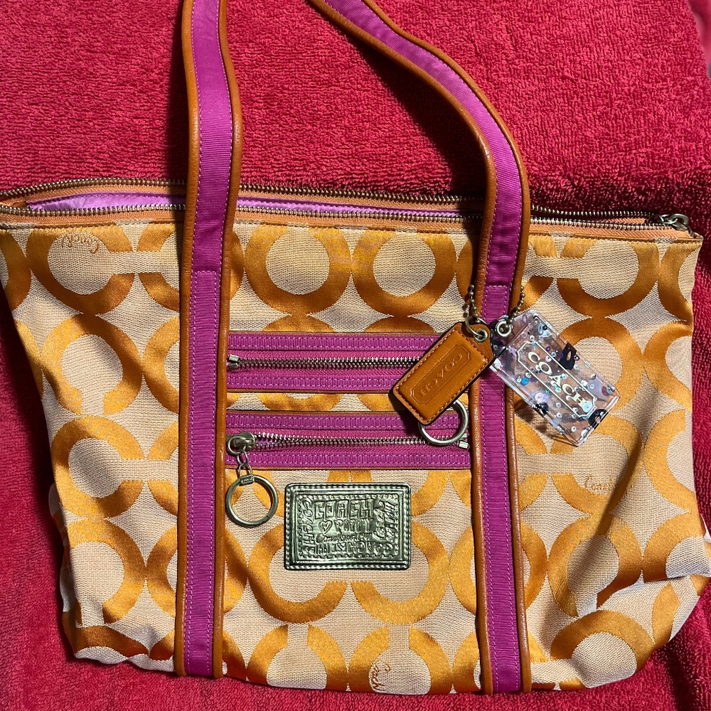 Coach Poppy edition Tote
